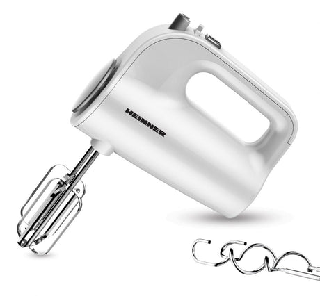Heinner Mixer Mixer De Mana Heinner HM-300WH | 300W, 5 Viteze, Alb