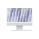 APPLE Apple iMAC 24" Retina 4.5k/ Apple M4 (CPU 10-core, GPU 10-core, Neural Engine16-core)/16GB/256GB - Silver - INT KB (2024), Nano-texture glass