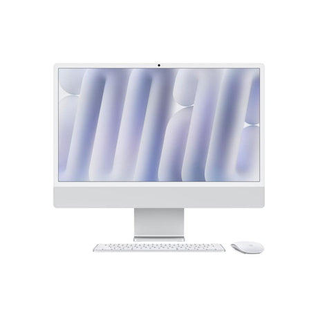 APPLE Apple iMAC 24" Retina 4.5k/ Apple M4 (CPU 10-core, GPU 10-core, Neural Engine16-core)/16GB/256GB - Silver - INT KB (2024), Nano-texture glass
