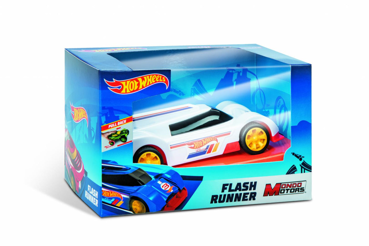 Masina Pull&back, Growler, Albastru, Hot Wheels — Mondo