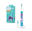 Philips Periuta de dinti electrica pentru copii PHILIPS Sonicare For Kids HX6322/04, 62000 miscari/min, 2 programe, 2 capete, Albastru, L x A x I (mm) 110x64x220