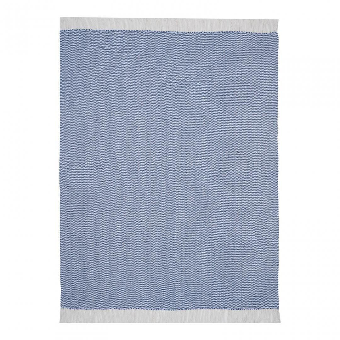 Heinner Cuvertura Cuvertura Pled Heinner HR-PLD160-ZBLU | 160x200 cm, Model Zig, Albastru