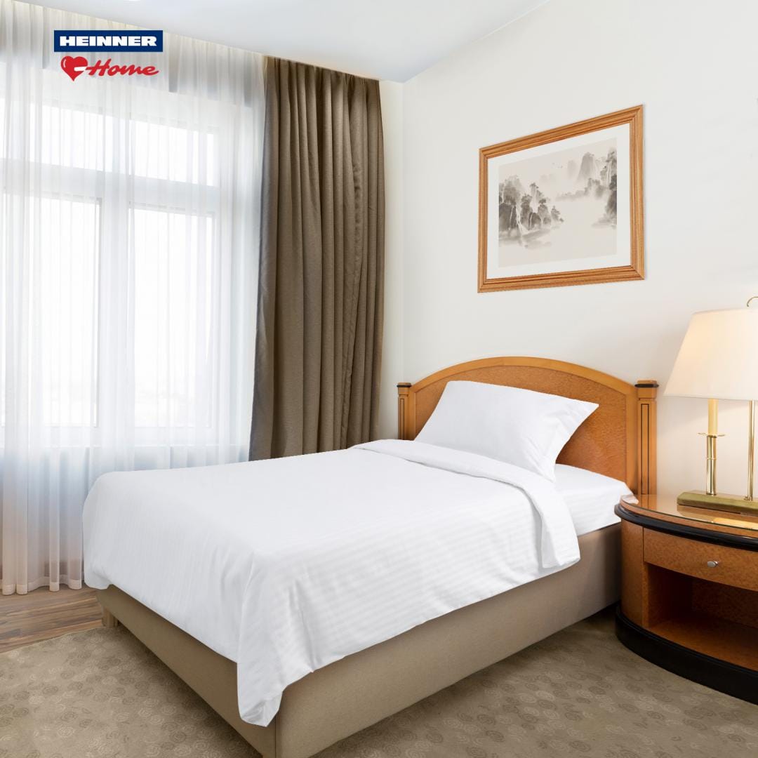 Heinner Lenjerie de pat Lenjerie Pat Hotel Heinner HRPL-SGBED250 | Single, Damasc, 250TC