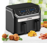 Heinner Air Fryer Air Fryer Heinner HAF-KDB1700BK | 1700W, Dubla, 8L, Digital, Negru