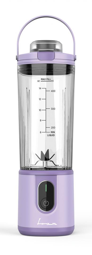 Fram Blender Blender Portabil Fram FBP-P74PP | 400ml, Acumulator 7.4V, Lame Inox, Mov