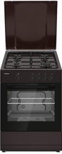 Heinner Aragaz Aragaz Gaz Heinner HFSC-SME66IBRW | 60cm, 4 Arzatoare, Cuptor Electric, Inox, 59.8x61x86cm