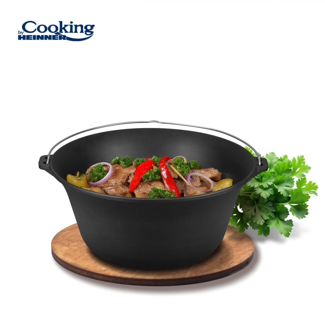 Heinner Vase de gatit Ceaun Din Fonta Pura Heinner HR-ZVC-22CP | 22L, 49x23cm, Cooking