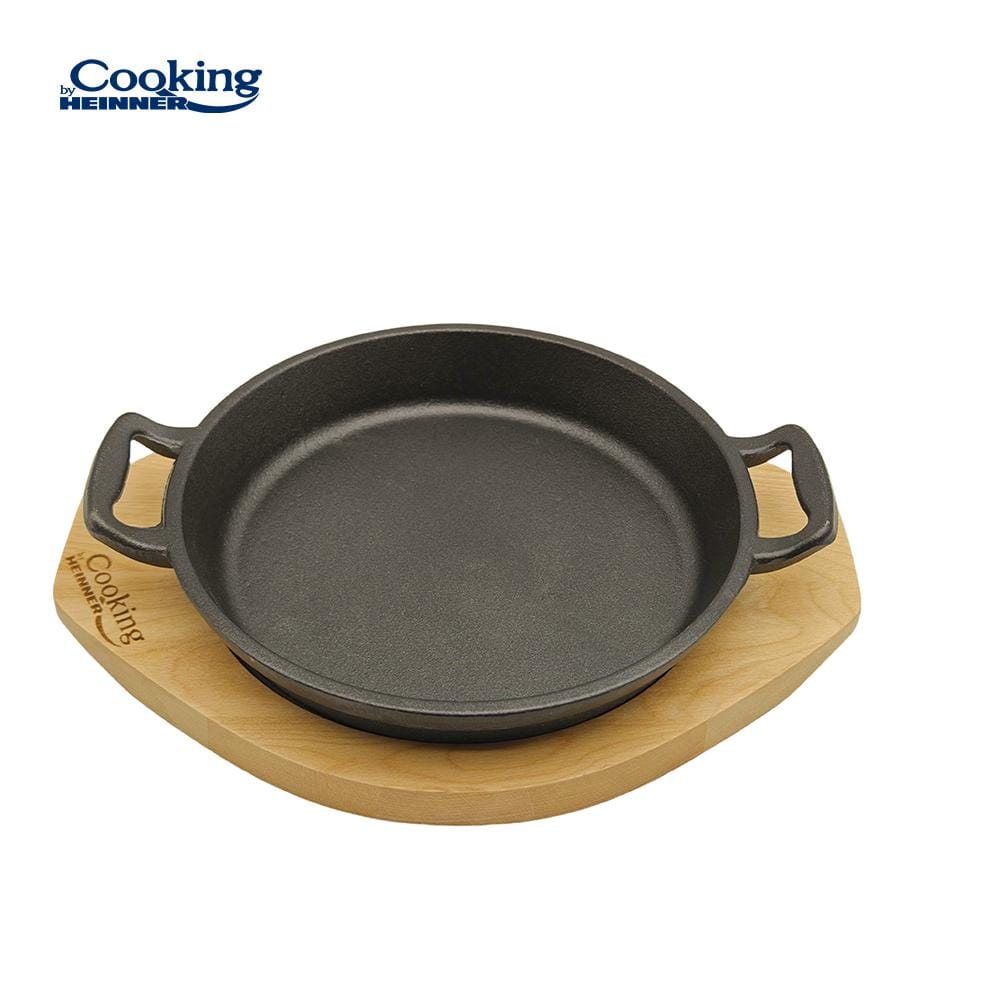 Heinner Tigaie Tigaie Heinner HR-ZVC-T20 | Fonta Pura, 20cm, Cu Suport Lemn