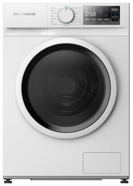 [RESIGILAT] Masina de spalat rufe slim Heinner HWM-M714IVSMNA+++ | 7kg, 1400RPM, Clasa A+++, Inverter, Alb, 59.5x47.5x85