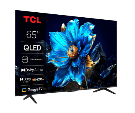 TCL Televizor TCL QLED 65P7K, 164 cm, Smart Google TV, 4K, Clasa F
