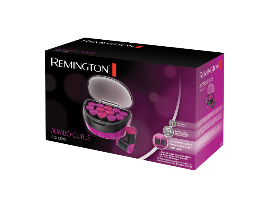 Remington Bigudiuri electrice Trusa Bigudiuri Electrice Remington H5670 | 12 Role, 2 Dimensiuni, Ionizare, Mov