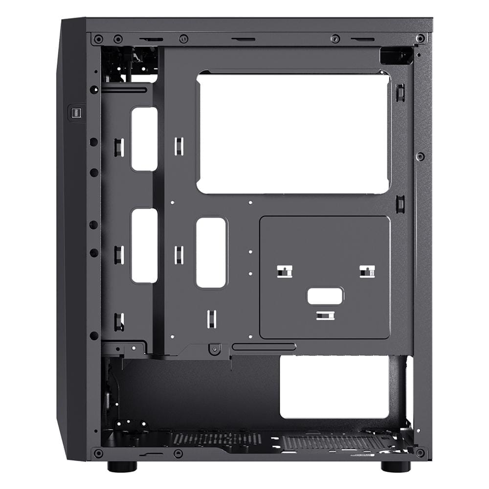 Spacer Carcasa SPACER WARRIOR Mid Tower NEGRU