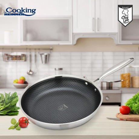 Heinner Tigaie Tigaie Heinner HR-MRK-28T | Inox 3 Straturi, 28cm, Titanium3, 5.5cm