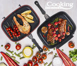Heinner Tigaie Tigaie Heinner HR-ZCT-32DG | 32x24cm, Dubla Grill, Aluminiu, Gray Line