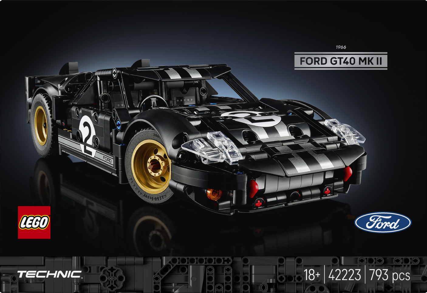 Masina de Curse 1966 Ford LEGO42223