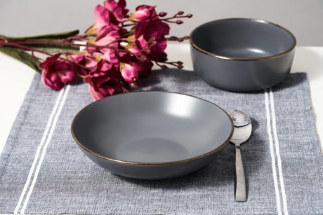 Heinner Set farfurii Set Farfurii Adanci Heinner HR-WDF-G206 | 6 buc, Ceramica, 20cm, Calypso