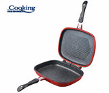 Heinner Tigaie Tigaie Heinner HR-ZCT-32DR | Dubla, Grill, 32x24cm, Aluminiu, Red Line