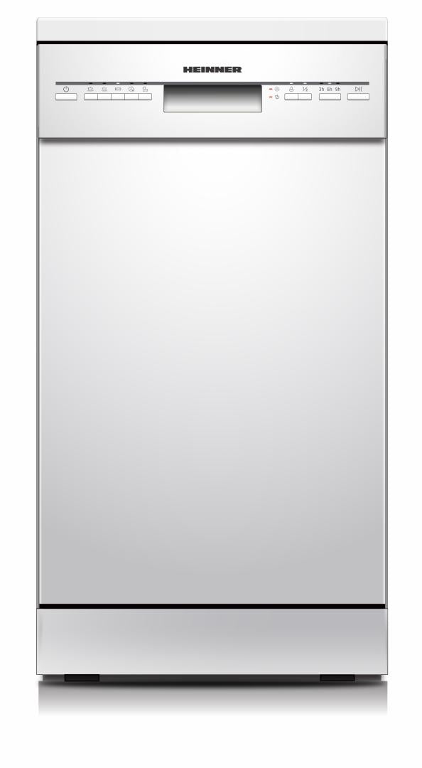MASINA DE SPALAT VASE HEINNER HDW-FSM45510WE++. 10 SETURI, CLASA DE EFICIENTA ENERGETICA E, CONTROL ELECTRONIC, 5 PROGRA