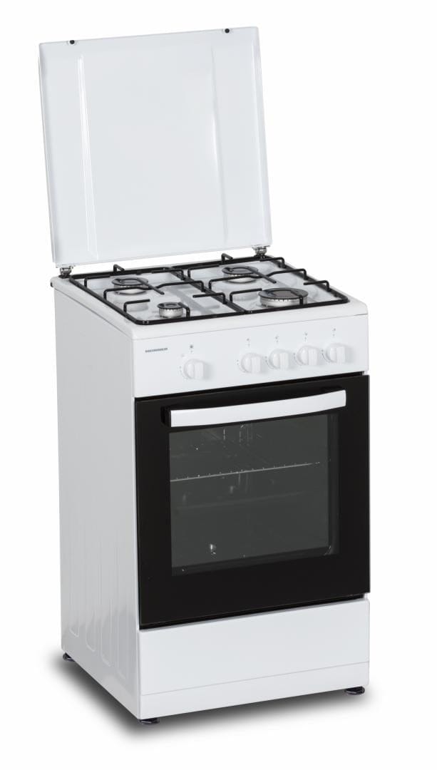 Heinner Aragaz Aragaz Heinner HFSC-SME50WH | 50cm, 4 Arzatoare Gaz, Alb, 49.8x50x85cm