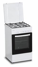 Heinner Aragaz Aragaz Heinner HFSC-SME50WH | 50cm, 4 Arzatoare Gaz, Alb, 49.8x50x85cm