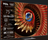 TCL Televizoare Televizor TCL Mini LED 75Q8C | 189 cm, Smart Google TV, 4K Ultra HD, (Model 2025)