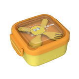 Caserola 2in 1 cu Lingurita și Furculita, Galbena, U-grow