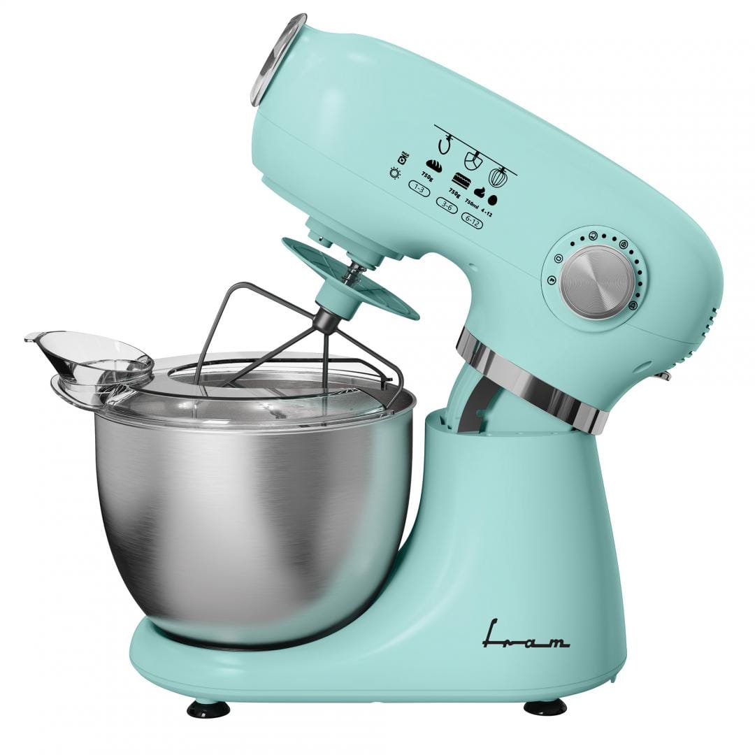 Fram Mixer Mixer Planetar Fram FPM-D1010GR | 1000W, 10 Viteze, Bol 5L, Gri