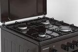 Heinner Aragaz Aragaz Gaz Heinner HFSC-SME50BRW | 50cm, 4 Arzatoare, Cuptor Gaz, Maro, 50x50x85cm
