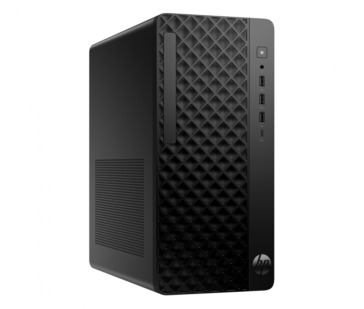 HP Desktop HP ProDesk 2 G1i E cu procesor Intel Core i3-14100 4-Core (3.5GHz, up to 4.7GHz, 12MB), 16GB DDR5 4800MHz (2x8GB), 512GB M.2 2280 PCIe NVMe , video  integrat Intel UHD Graphics, Free DOS, Blac