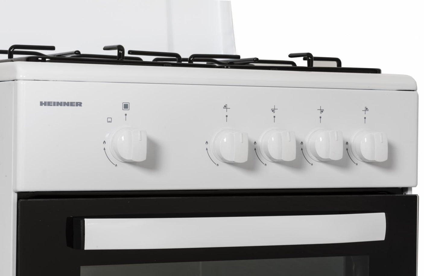 Heinner Aragaz Aragaz Heinner HFSC-SME50WH | 50cm, 4 Arzatoare Gaz, Alb, 49.8x50x85cm