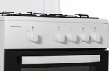 Heinner Aragaz Aragaz Heinner HFSC-SME50WH | 50cm, 4 Arzatoare Gaz, Alb, 49.8x50x85cm