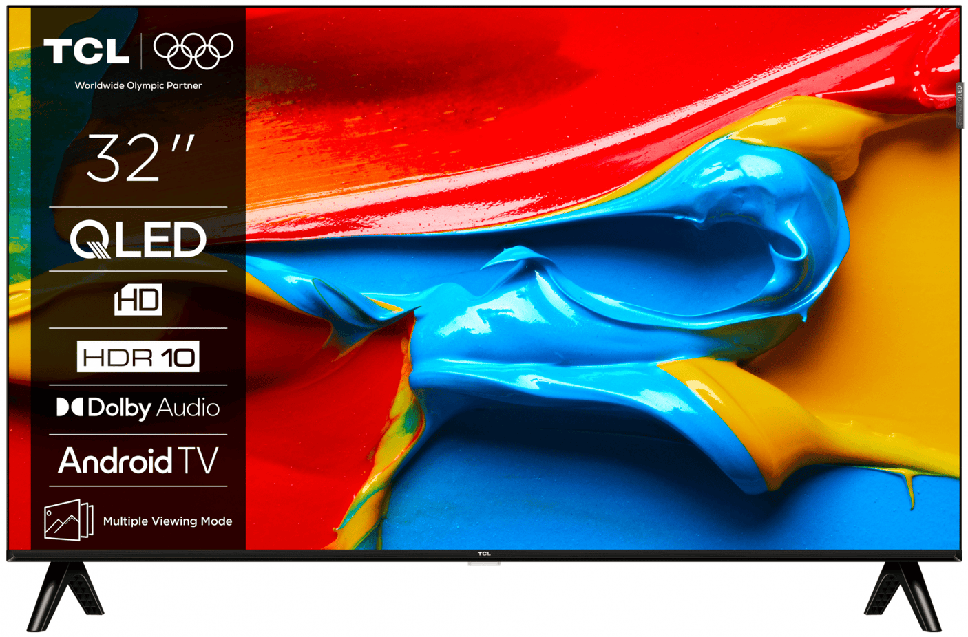 TCL Televizoare Televizor TCL QLED 32V4C | 80 cm, Smart Google TV, HD, (Model 2025)