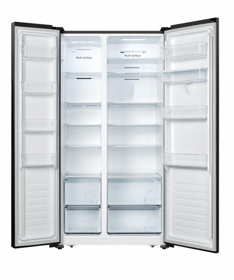 Heinner Side by side Side by Side Heinner HSBS-HS519NFBKWDE++ | 519L, No Frost, A++, Negru, 91x64.3x178.6cm