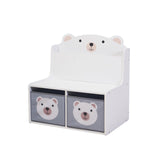 Bancuta cu Spatiu de Depozitare Jucarii și Carti Bear, U-grow