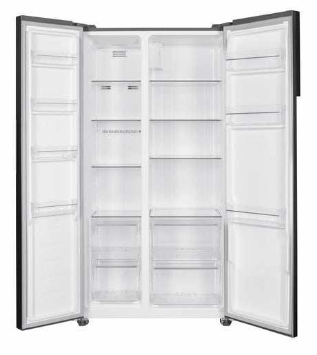 Heinner Side by side Side by Side Heinner HSBS-HM442NFINVXD | 442L, No Frost, Clasa E, Inox, 91x59x177cm
