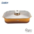 Heinner Tava Tava Cuptor Heinner HR-BJK-TV85 | 39x26cm, 6L, Aluminiu Turnat, Cu Capac