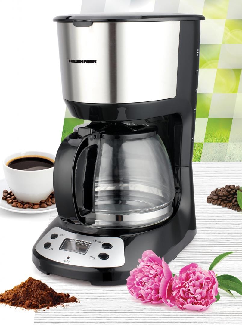 Heinner Cafetiera Cafetiera Heinner HCM-D750GCSS | Digitala, 750W, Silver