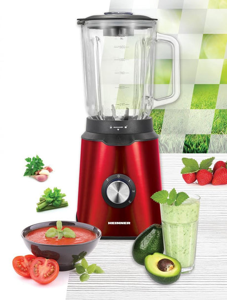 Heinner Blender Blender de Masa Heinner HBL-1000RED | 1000W, 1.5L, Rosu