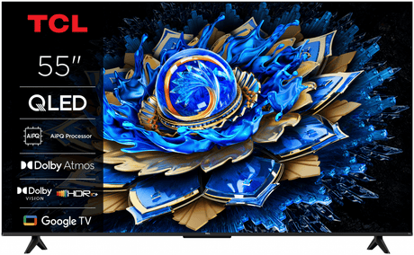 TCL Televizoare Televizor TCL QLED 55T69C | 139 cm, Smart Google TV, 4K Ultra HD, (Model 2025)