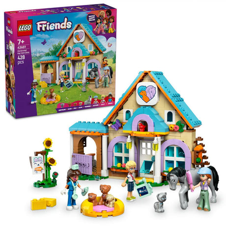 Set Constructie LEGO 42651 | Clinica Veterinara, Cai si Animale, Cadou
