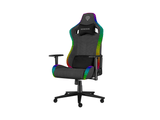 Scaun gaming Genesis TRIT 660, material textil, iluminare RGB, suporta pana la 150 kg, inaltime reglabila, spatar ajustabil, gri