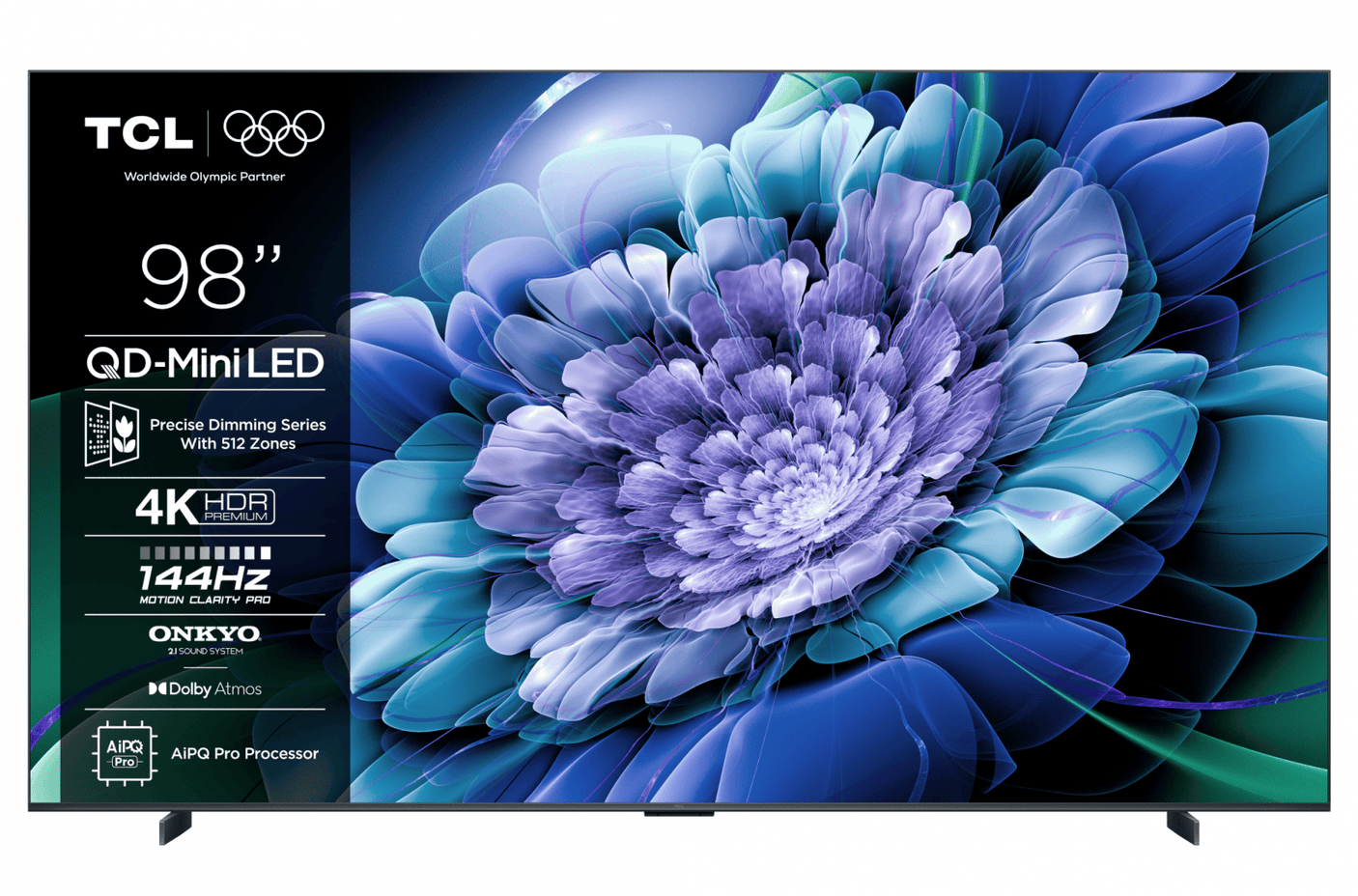 TCL Televizor TCL MiniLed 98C61K, 248 cm, Smart Google TV, 4K, 120Hz