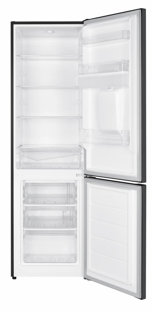HEINNER Combina frigorifica Heinner HC-HM260DGWDE++, clasa energetica: E, dozator de apa, capacitate totala: 260L, capacitate frigider: 189L, capacitate congelator: 71L, control electronic cu termostat ajusta