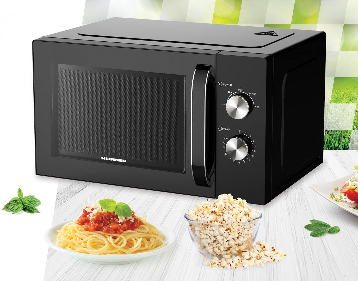 Heinner Cuptor microunde Cuptor cu Microunde Heinner HMW-M2535BK | 25L, 900W, Negru