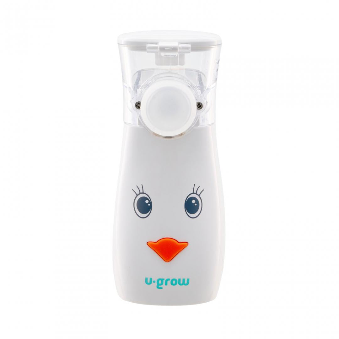 Aparat Aerosoli U-grow, Portabil cu Ultrasunete, Tehnologie Silentoasa, Masca de Copii și Adulti Inclusa în Pachet, Design Prietenos pentru Copii