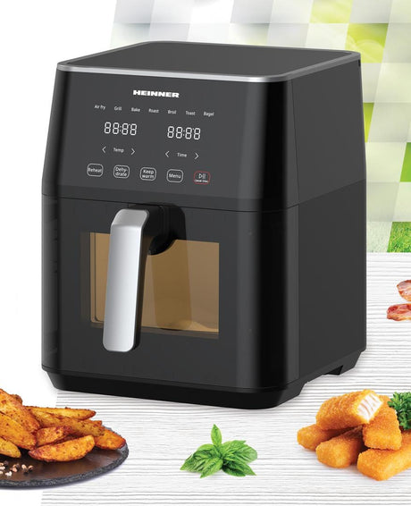 Heinner Air Fryer Air Fryer Heinner HAF-M7BK1800 | 7L, 1800W, 8 Programe, Negru