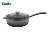 Heinner Tigaie Tigaie Adanca Heinner HR-ZVC-TA24 | Fonta Emailata, 24cm, 2.5L, Capac