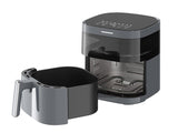 Heinner Air Fryer Air Fryer Heinner HAF-B6GRY17LG | 6L, 1700W, DualHeat, Negru/Gri