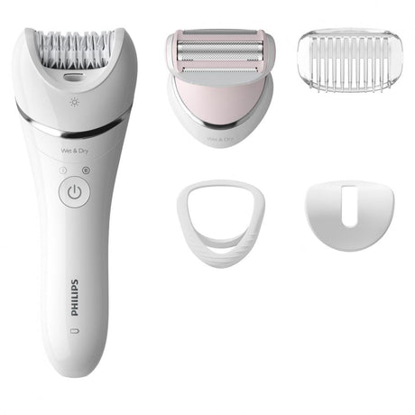 Philips Epilator Epilator Philips BRE710/00 | Seria 8000, 32 pensete, 2 viteze, Wet&Dry