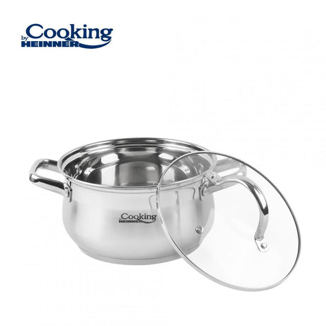 Heinner Oala Oala Inox Heinner HR-MSF-036 | 3.6L, 20cm, Cu Capac, Seria Amira